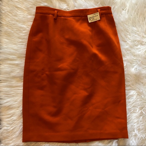 Alberto Biani Orange Women’s Skirt Size 42/8 - Picture 7 of 8